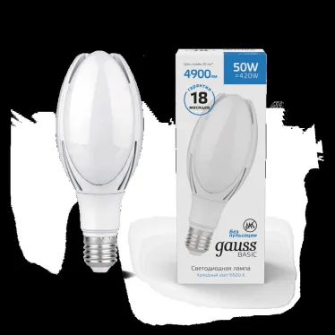 Лампа светодиодная промышленная Basic BT110 AC180-240V 50W 4900lm 6500K E40 LED 1/20 | 11834352 | Gauss