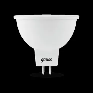 Лампа светодиодная MR16 12V 5W 530lm 6500K GU5.3 LED 1/10/100 | 201505305 | Gauss