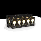 Лампа светодиодная Filament Шар 9W 590lm 3000К Е14 milky LED 1/10/50 | 105201109 | Gauss