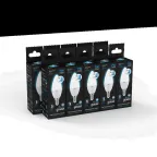 Лампа светодиодная свеча 7W 550lm 6500К E14 шаг. диммирование LED1/10/100 | 103101307-S | Gauss