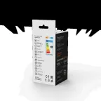 Лампа светодиодная Basic Filament Шар 4,5W 380lm 2700К Е27 milky LED 1/10/50 | 1055215 | Gauss