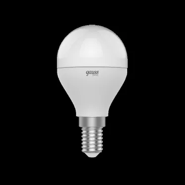 Лампа светодиодная Basic Шар 7,5W 690lm 4100K E14 LED 1/10/100 | 1053128 | Gauss