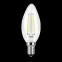 Лампа светодиодная Black LED Filament Свеча E14 7W 580lm 4100К step dimmable | 103801207-S | Gauss