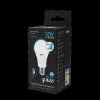 Лампа светодиодная A60 12W 1140lm 6500K Е27 шаг. диммирование LED 1/10/50 | 102502312-S | Gauss