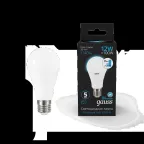 Лампа светодиодная A60 12W 1140lm 6500K Е27 шаг. диммирование LED 1/10/50 | 102502312-S | Gauss