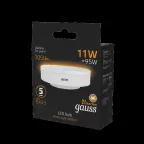 Лампа светодиодная GX53 11W 1050lm 3000K LED 1/10/100 | 108008111 | Gauss
