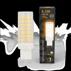 Лампа светодиодная G9 AC185-265V 6,5W 770lm 3000K керамика LED 1/10/200 | 107309106 | Gauss