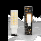 Лампа светодиодная G9 AC185-265V 5,5W 550lm 3000K керамика диммируемая LED 1/10/200 | 107309155-D | Gauss