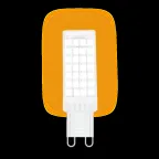 Лампа светодиодная G9 AC185-265V 6,5W 770lm 3000K керамика LED 1/10/200 | 107309106 | Gauss