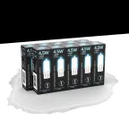 Лампа светодиодная Black LED G4 AC220-240V 4.5W 400lm 4100K Glass | 107807204 | Gauss
