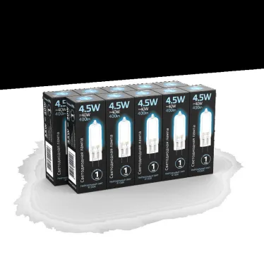 Лампа светодиодная Black LED G4 AC220-240V 4.5W 400lm 4100K Glass | 107807204 | Gauss