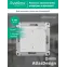 Розетка ATLASDESIGN AQUA с заземлением со шторками с крышкой 16А IP44 механизм белый
