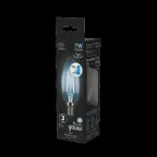 Лампа светодиодная Black LED Filament Свеча E14 7W 580lm 4100К step dimmable | 103801207-S | Gauss