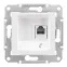 Sedna Белый Розетка ТЛФ 1-ая RJ11 | SDN4101121 | Schneider Electric