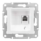 Sedna Белый Розетка ТЛФ 1-ая RJ11 | SDN4101121 | Schneider Electric