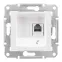Sedna Белый Розетка ТЛФ 1-ая RJ11 | SDN4101121 | Schneider Electric