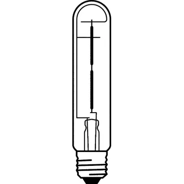 Лампа светодиодная филаментная Vintage 1906 LED CL Tubular FIL GOLD 20 non-dim 2 5W/824 E27 | 4058075808171 | Osram