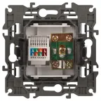 Розетка Elegance 14-3110-01М RJ45+TV, белый матовый