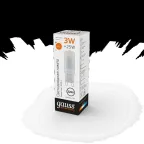 Лампа светодиодная Elementary G9 AC220-240V 3W 240lm 3000K пластик LED 1/10/200 | 14913 | Gauss