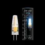 Лампа светодиодная LED 2Вт G4 12В 4100К | 207707202 | Gauss