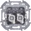 INSPIRIA розетка двойная RJ 45 категория 5e UTP белый