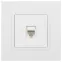 Розетка Elegance 14-3107-01М RJ45, белый матовый