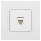 Розетка Elegance 14-3107-01М RJ45, белый матовый