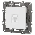 Розетка Elegance 14-3107-01М RJ45, белый матовый
