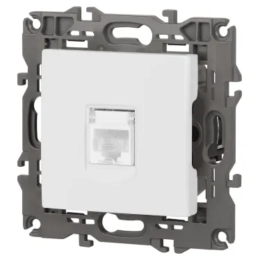 Розетка Elegance 14-3107-01М RJ45, белый матовый