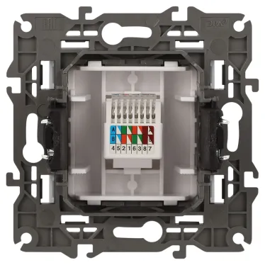 Розетка Elegance 14-3107-01М RJ45, белый матовый