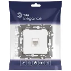 Розетка Elegance 14-3107-01М RJ45, белый матовый