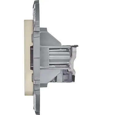 INSPIRIA розетка информационная RJ 45 категория 5e UTP слоновая кость