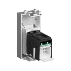 Компьютерная розетка RJ-45 модульная, кат.6, "Avanti", "Закаленнаясталь", 1 модуль | 4404291 | DKC