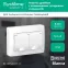 BLANCA скрытой установки ip 44 розетка двойная с заземл. со шторк., 16А, 250В, белый
