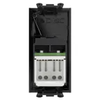 Компьютерная розетка "Черный квадрат" Avanti RJ-45 модульная, кат. 5е , 1 мод | 4402461 | DKC