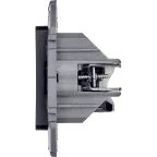 INSPIRIA розетка двойная RJ 45 категория 5e UTP антрацит