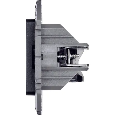 INSPIRIA розетка двойная RJ 45 категория 5e UTP антрацит