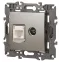 Розетка Elegance 14-3110-16 RJ45+TV, титан
