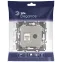 Розетка Elegance 14-3110-16 RJ45+TV, титан