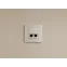 ETIKA Двойная розетка RJ 45 категория 5е UTP слоновая кость