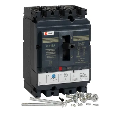 Автоматический выключатель ВА-99C (Compact NS) 160/16А 3P 36кА EKF | mccb99C-160-16 | EKF