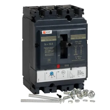 Автоматический выключатель ВА-99C (Compact NS) 160/16А 3P 36кА EKF | mccb99C-160-16 | EKF
