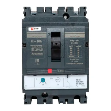 Автоматический выключатель ВА-99C (Compact NS) 160/16А 3P 36кА EKF | mccb99C-160-16 | EKF
