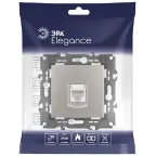 Розетка Elegance 14-3107-16 RJ45, титан