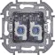 Двойная розетка RJ 45 категория 6 UTP INSPIRIA слоновая кость