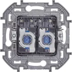 Двойная розетка RJ 45 категория 6 UTP INSPIRIA слоновая кость