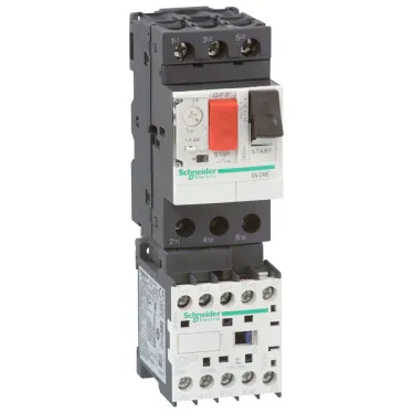 Пускатель магнитный 6А - 24B GV2-ME06 1-1.6А GV2MEK1