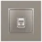 Розетка Elegance 14-3107-16 RJ45, титан