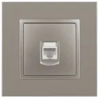 Розетка Elegance 14-3107-16 RJ45, титан