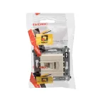 Компьютерная розетка RJ-45 в стену, кат.6 одинарная,"Avanti", "Ванильная дымка" | 4405293 | DKC